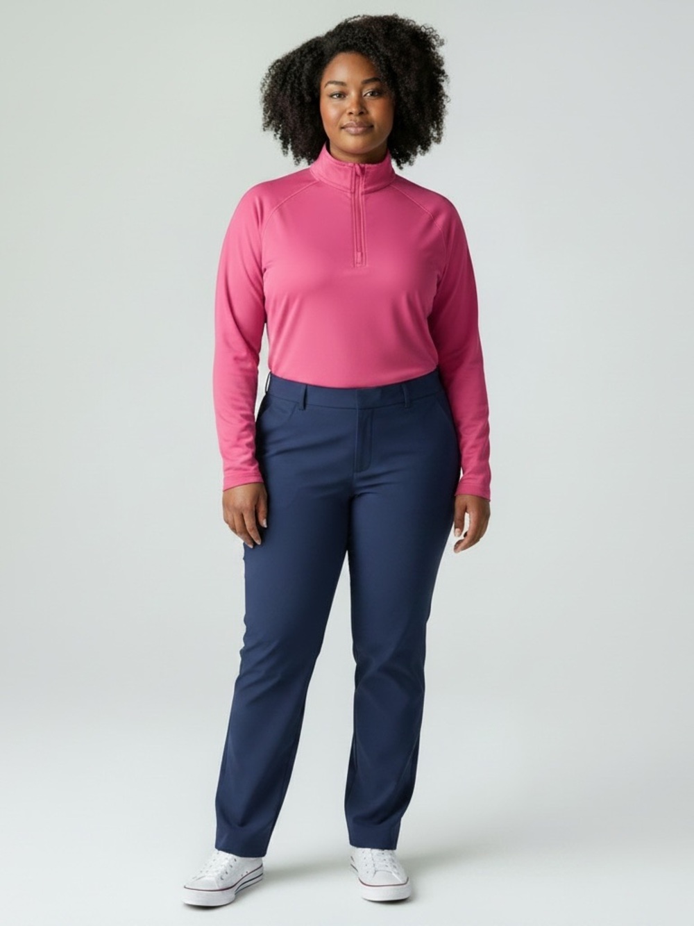 PGA TOUR Women’s Sun Protection Sleeve Top - Pink XXL
